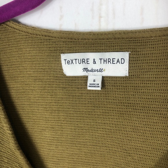 Texture & Thread X Madewell Olive Cropped Top - Picture 3 of 6